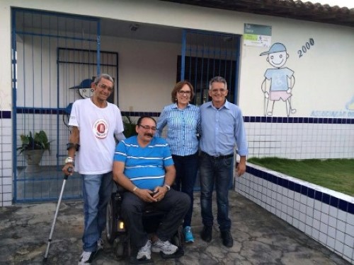 Resultado de imagem para fotos associação deficientes do rn